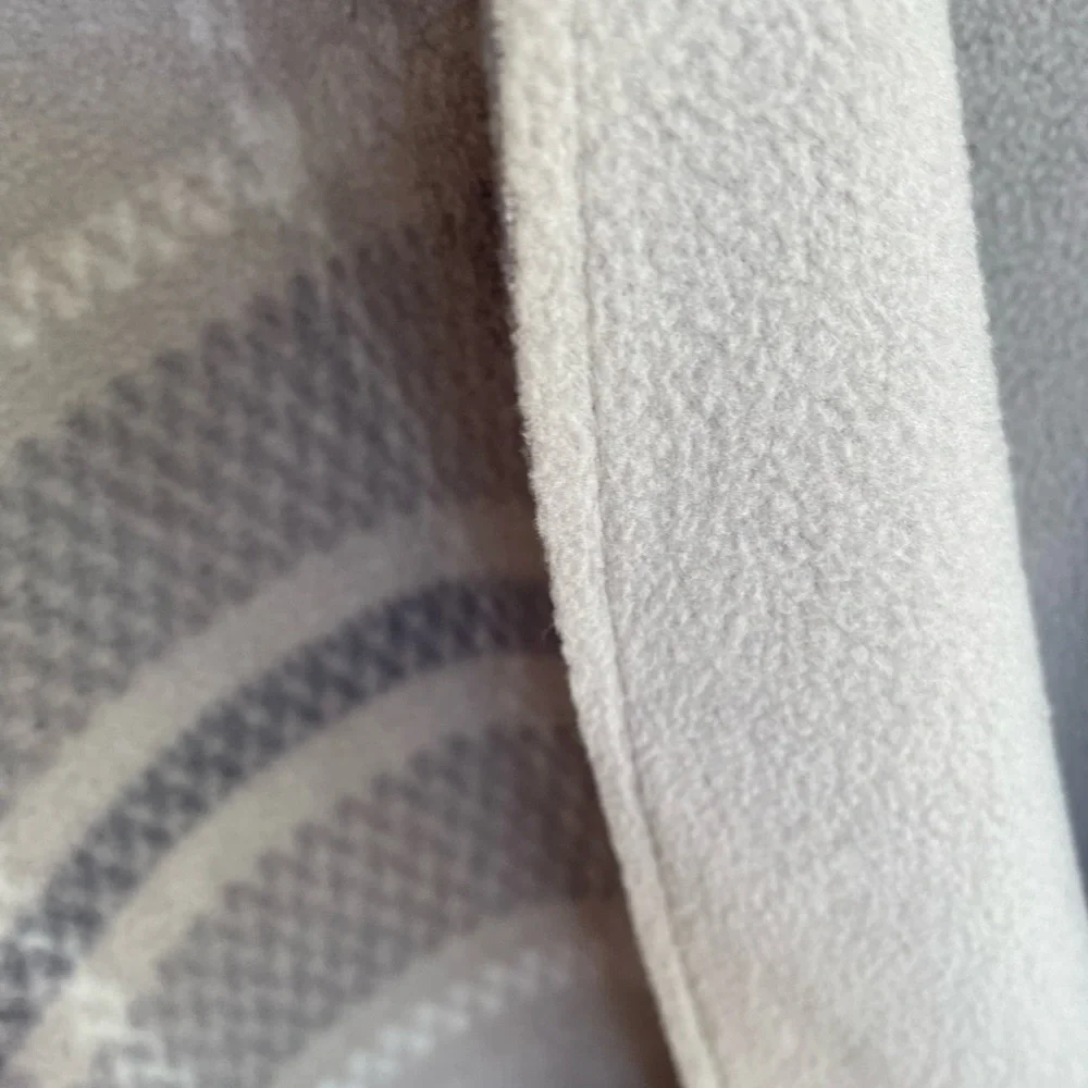 Studio Light Gray Plaid Cozy Wrap - Picture 7 of 7